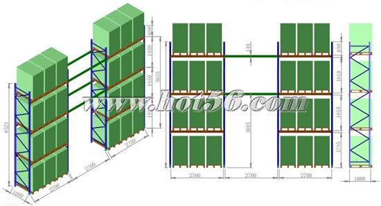 昊特蘇州貨架重型貨架設計圖:4006-0512-56